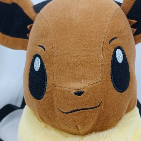 Pokemon Eevee Plush Stuffed Animal Backpack Bag FAB Starpoint NY 2016 12.5" - Picture 2 of 16
